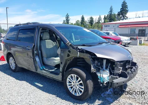 2014 Toyota Sienna Xle V6 8 Passenger from USA, damaged, VIN 5TDYK3DCXES498201